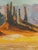 1970s Signed Southwestern Landscape Oil Painting, Framed For Sale - Image 4 of 5