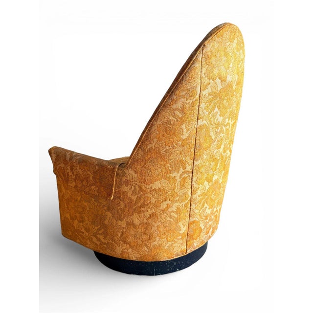 Pair of Selig Mid Century Modern Swivel Lounge Chairs, 1960s For Sale - Image 13 of 15