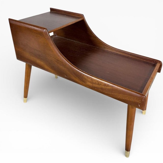 Mid-Century Teak Telephone Seat Table from Chippy Heath For Sale - Image 3 of 7