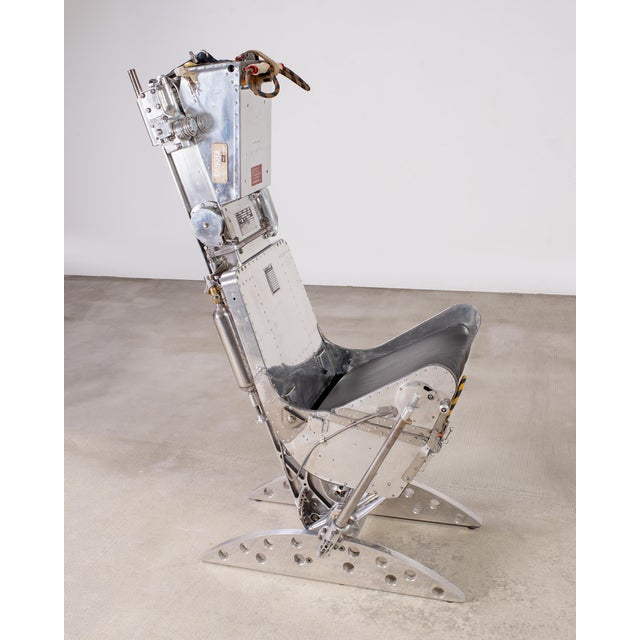 Martin-Baker Mk2 Ejection Seat, Polished Aluminum, Mid-Century Art For Sale - Image 4 of 18