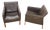 Coppola Lounge Chair with Flexible Backrest by Gerard Van Den Berg, Set of 2 For Sale