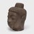 With closed eyes and a gentle expression, this large stone Buddha head brings calm and serenity to its surroundings. The...