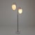 Metal Floor Lamp with Marble Foot and Opaline Glass, Italy, 1960s For Sale - Image 7 of 18