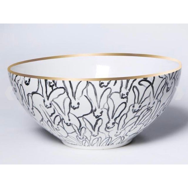 2020s Hunt Slonem Serving Bowl, Large For Sale - Image 5 of 5