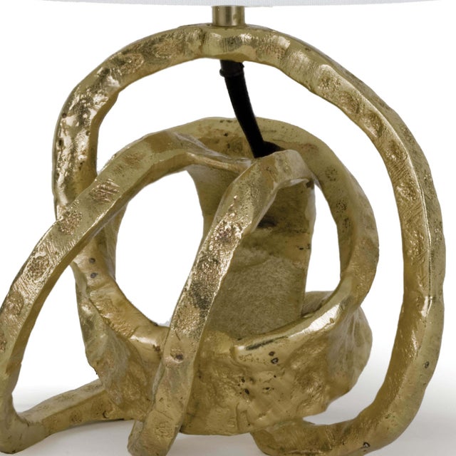Regina Andrew Mini Knot Lamp in Soft Gold For Sale - Image 4 of 5