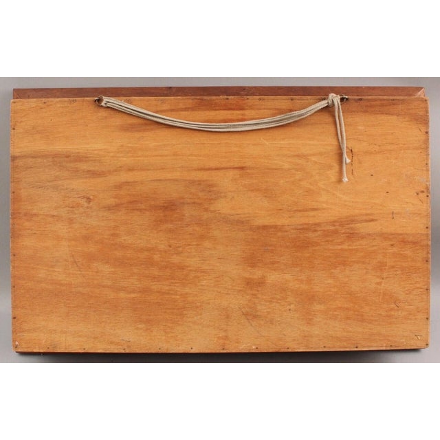 Wood Antique Hand Carved Wood Wall Sculpture Religious Catholic DaVinci's Last Supper For Sale - Image 7 of 10