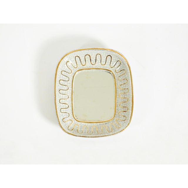 Art Deco Ceramic Mirror by Gmundner Keramik, Austria, 1920s For Sale - Image 14 of 14