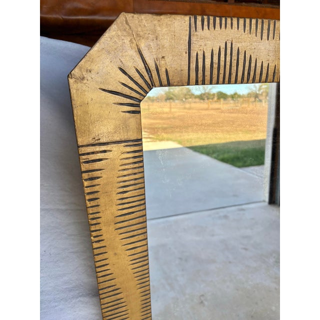 Early 20th Century Early 20th Century French Art Deco Style Wall Mirror For Sale - Image 5 of 12
