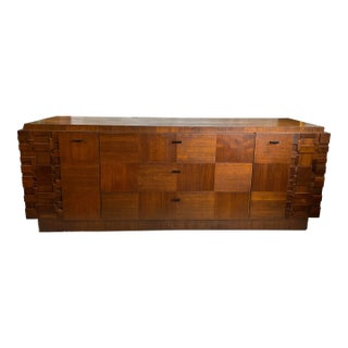 Mid Century Large Brutalist Dresser/Sideboard For Sale