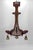 Imposing chandelier / suspension / pendant in oak, composed of 3 branches with at the end of each a jester / buffoon...