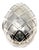 Sterling Silver Decorative Egg Box For Sale