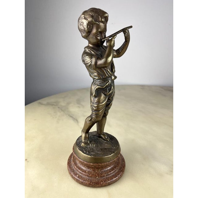 Italian Bronze Figurine, 1970s For Sale - Image 3 of 14