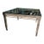 1970s Stunning Hollywood Regency Style Cocktail Table That Combines Architectural Geometric Symmetry With Sleek Mid-Century Flair. For Sale
