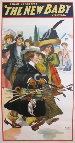 1901 Original American Theater Poster, the New Baby