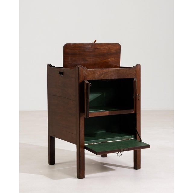 Mid 20th Century France Brown Wood Storage Cabinets & Cupboards For Sale - Image 11 of 11