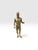 Vintage Italian Bronzi Di Riace Bronze Warrior Sculptures on Marble Base For Sale - Image 4 of 7