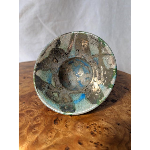 Vintage Modernist Abstract Hand-Thrown Ceramic Bowls, 1990s, Set of 3 For Sale - Image 4 of 13