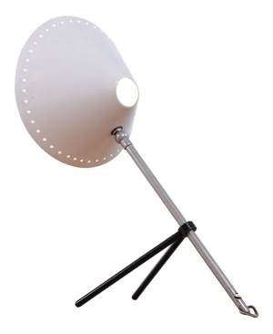 Pinocchio Grey Tripod Table Light by H. Th. J. A. Busquet for Hala, 1950s