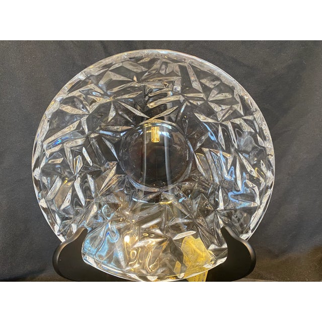 Tiffany and Co. Late 20th Century Tiffany & Co. “Rock Cut” Crystal Bowl Excellent Condition For Sale - Image 4 of 10