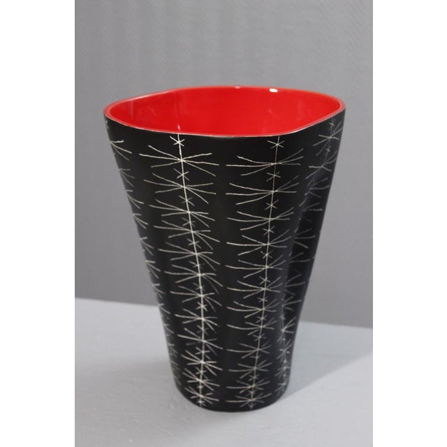 Mid-Century Modern Large Model 308 Jean de Lespinasse Vase in Ceramic, Nice, France, 1950s For Sale - Image 3 of 16