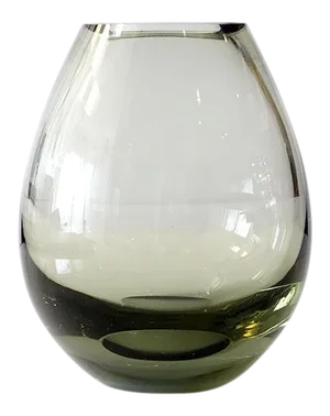 1960 Signed Per Lütken Holmegaard Denmark Smoke Vase