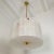Mid-Century Modern White Murano Glass Chandelier 1970s For Sale - Image 3 of 12