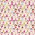 Harlequin Best of Friends Fabric in Pink Multi - a Sample For Sale