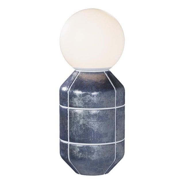 Ceramic Base Table Lamp by Svitanok For Sale - Image 9 of 9