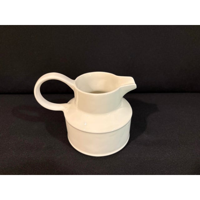 Late 20th Century Mid Century Modern Style Stonehenge White Midwinter Serving Pieces - Set of Three For Sale In Atlanta - Image 6 of 9