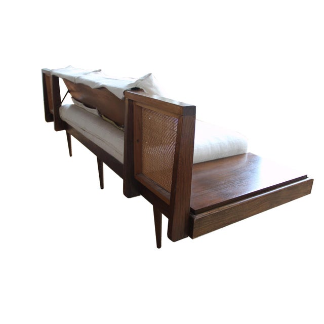 MidCentury Sofa With Attached End Tables Chairish