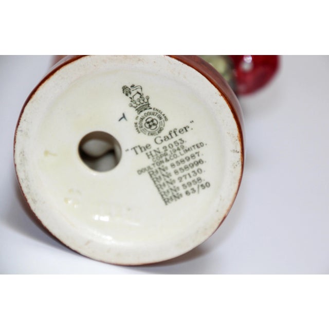 Chestnut Royal Doulton "The Gaffer" British Porcelain Figurine For Sale - Image 8 of 9