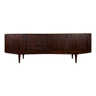 Scandinavian Sideboard in Wood with 2 Doors and 4 Drawers, 1960s For Sale
