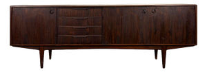 Scandinavian Sideboard in Wood with 2 Doors and 4 Drawers, 1960s