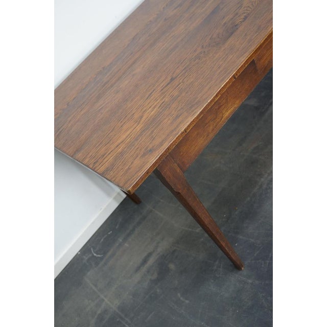 Art Deco French Oak Farmhouse Dining Table, 1920s For Sale - Image 10 of 16