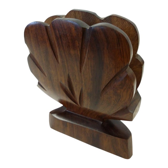 Heavy Ironwood Napkin or Letter Holder For Sale - Image 9 of 10