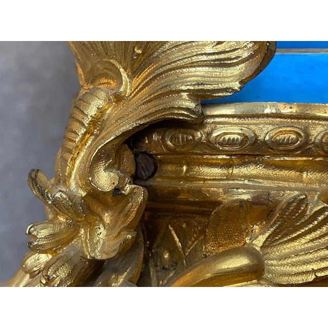 Metal Late 19th Century French Louis XV / Rococo Style Gilt Bronze-Mounted Porcelain Jardinière, Circa 1880 For Sale - Image 7 of 10