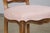 Wood French Louis XV Style Maple Dining Chairs in Blush Pink - Set of 8 For Sale - Image 7 of 12