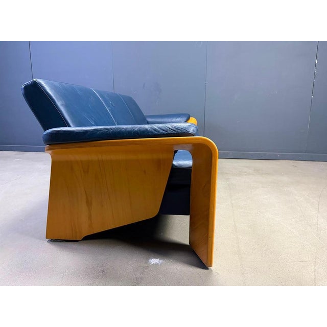 Animal Skin Vintage Pegasus 3 Seater Reclining Sofa by Ekornes, Norway, 1990s For Sale - Image 7 of 15