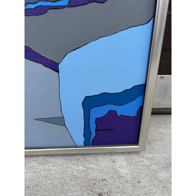 1960s 1960s Oil on Canvas Painting For Sale - Image 5 of 9