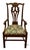 American Vintage Kittinger Traditional Chippendale Style Mahogany Accent / Dining Chairs - Pair For Sale - Image 3 of 12