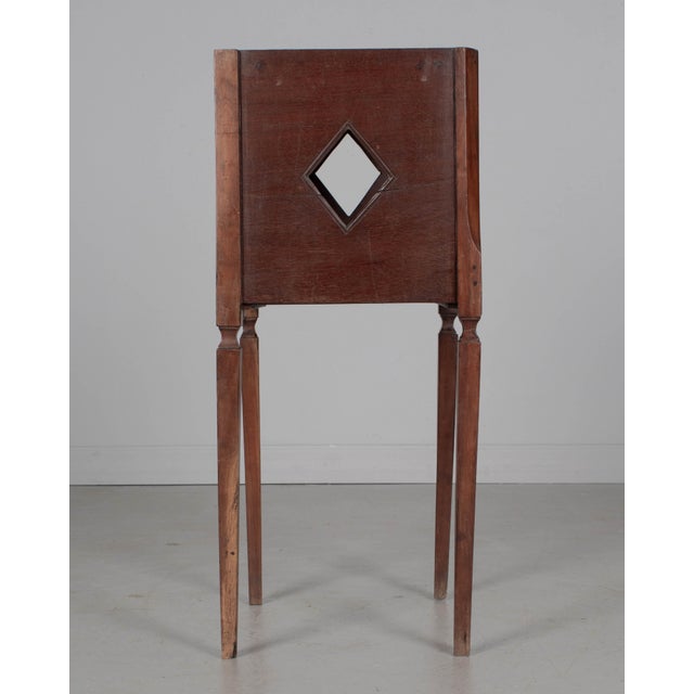 Wood French Country Mahogany Side Table For Sale - Image 7 of 10
