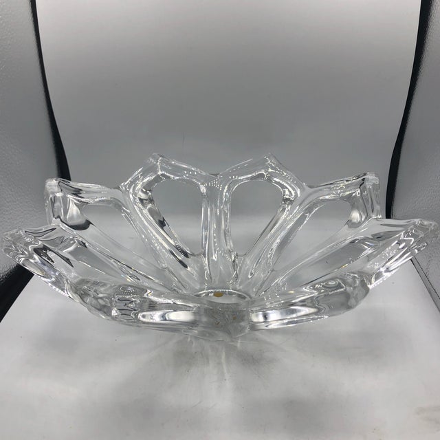 Vannes Crystal Centerpiece Bowl For Sale In Miami - Image 6 of 6