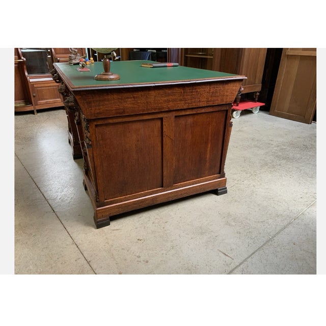 Antique Gründerzeit Desk, 1880 For Sale - Image 11 of 13