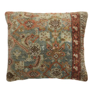 3 Blue Persian Antique Rug Pillows Rug For Sale