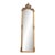 1970s French Rococo Gold Wood Floor Mirror For Sale