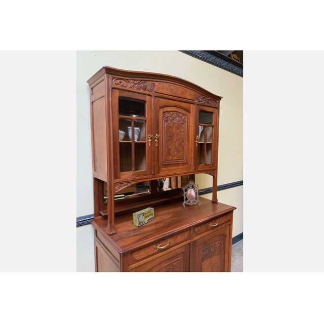 1910s Antique Art Nouveau Cupboard, 1910 For Sale - Image 5 of 12