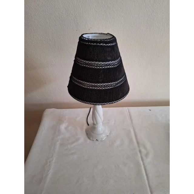 Textile Vintage French Table Lamp from Lamplove, 1970s For Sale - Image 7 of 7