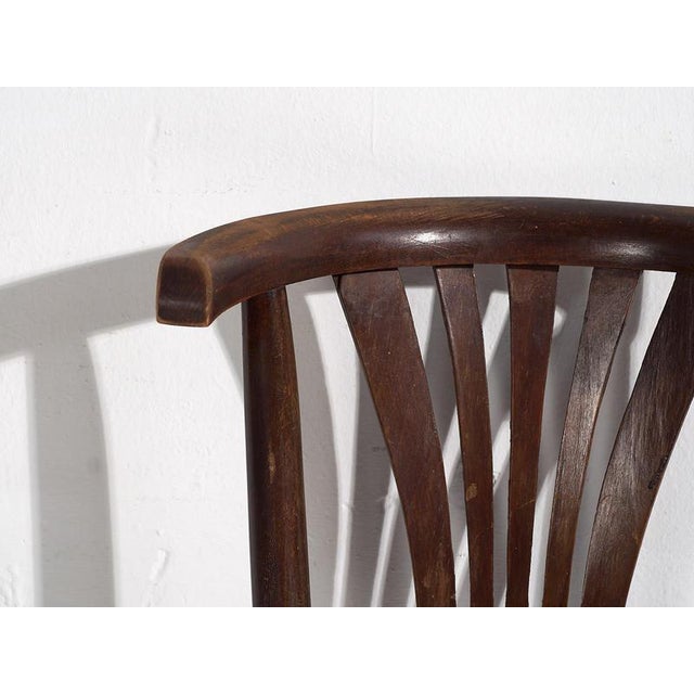 Chairs with Armrests from Thonet, 1920s, Set of 2 For Sale - Image 10 of 11