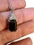 2 Carat Green Tourmaline & Diamond Pendant / Necklace 14 Karat White Gold, 16"l For Sale - Image 4 of 8