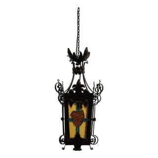 Mid 20th Century Belgium Gothic Bronze Metal Candelabras For Sale
